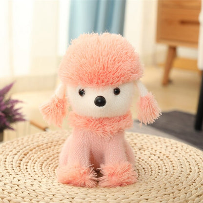 Fluffy poodle stuffed animals