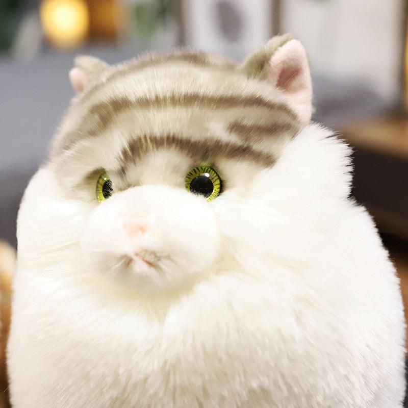 Adorable stuffed fuzzy maned cat