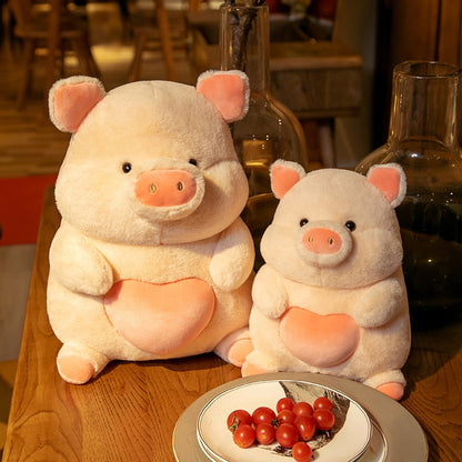 Love Heart Pig Soft Toys