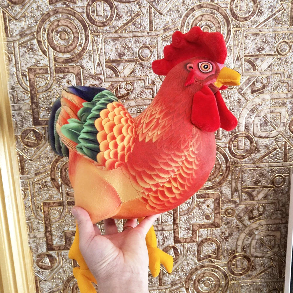 Rainbow Rooster Plush