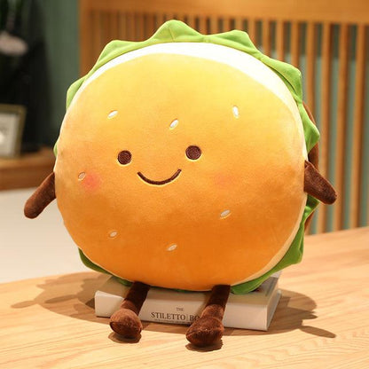 Hamburger soft toys