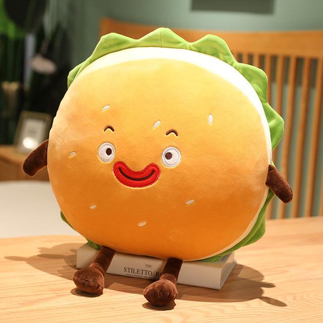 Hamburger soft toys