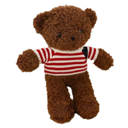 Peluche Ourson Pull Rayé - Peluche Center | Boutique Doudou & Peluches