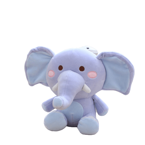 Cute Blue Elephant Plush Toy