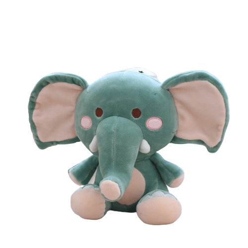 Green Cute Elephant Plush Toy