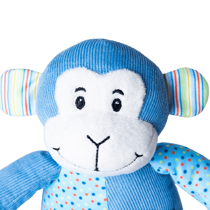 Blue Happy Monkey Plush Toy