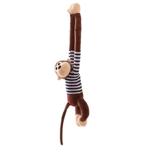 Brown Hanging Monkey Plush