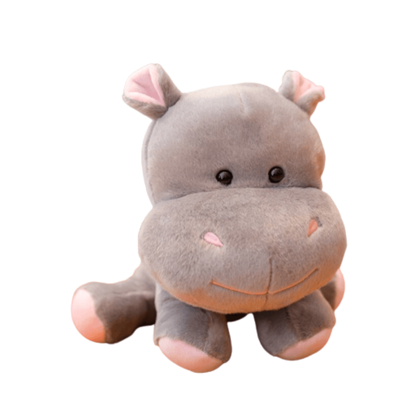 Peluche Hippopotame Gris