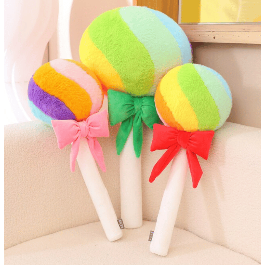 Peluche Nuage de Bonbons Arc-en-ciel