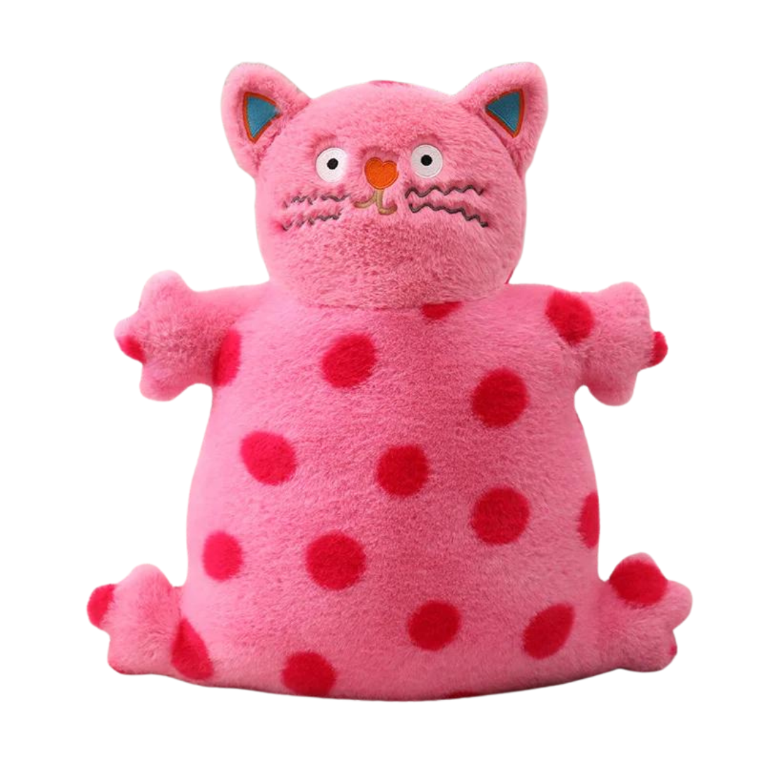 Peluche Polka Dot Kitty Cat