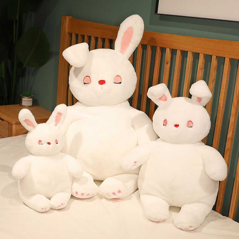 Chubby Sleeping Bunnie Soft Toys