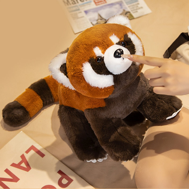 Realistic Red Panda Plush