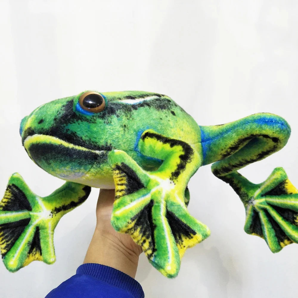 Realistic flying frog plush toy