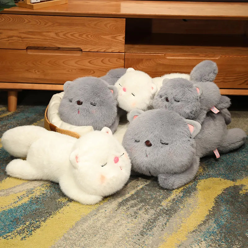 Kawaii Sleepy Kitty Plush