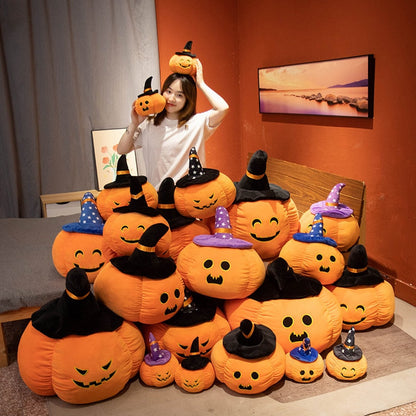 Halloween Black Hat Pumpkin Plush Toys