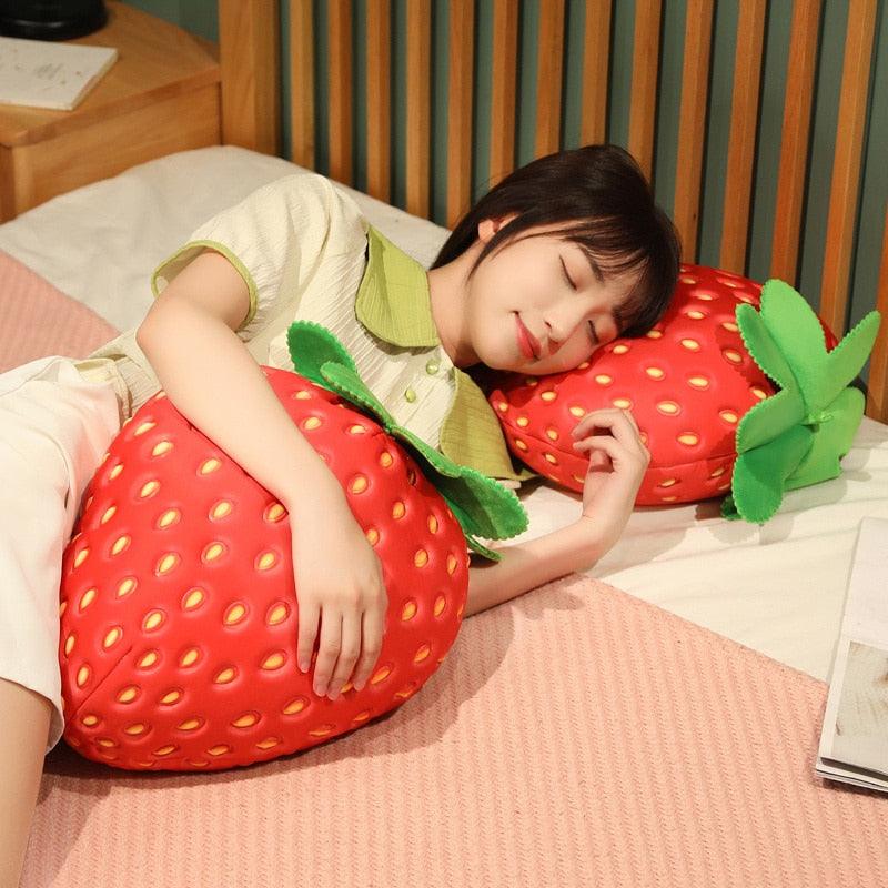 Realistic Giant Strawberry Plush