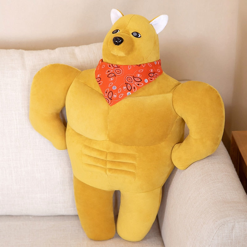 Funny Muscular Kangaroo Plush