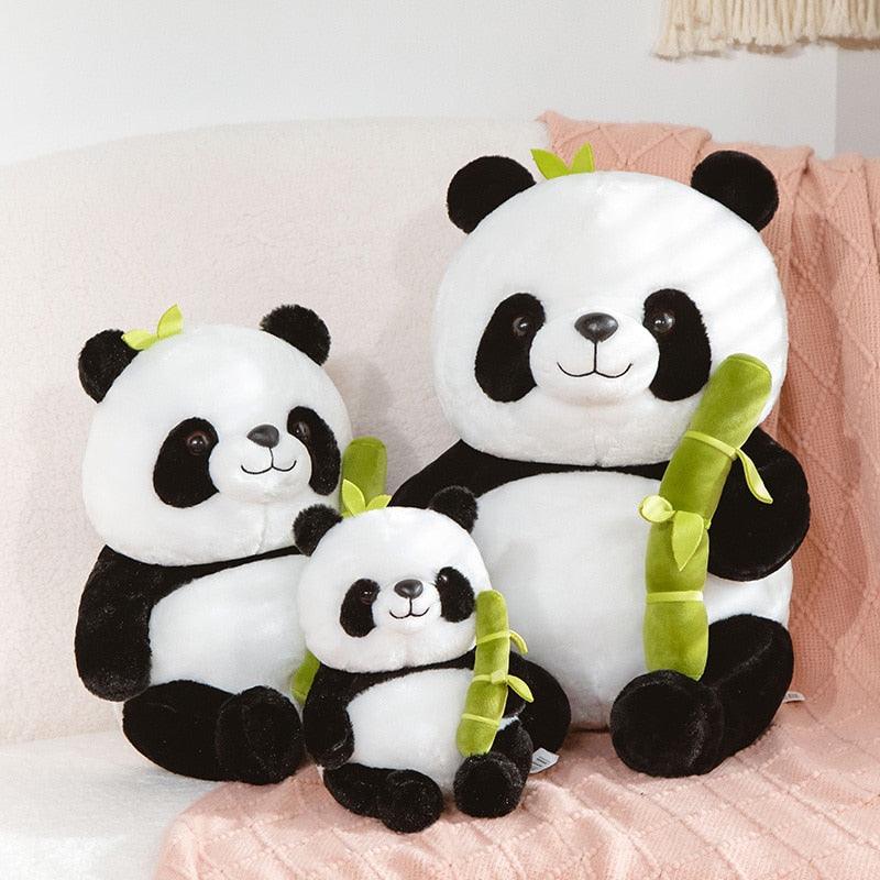 Peluche Panda Bambou Kawaii