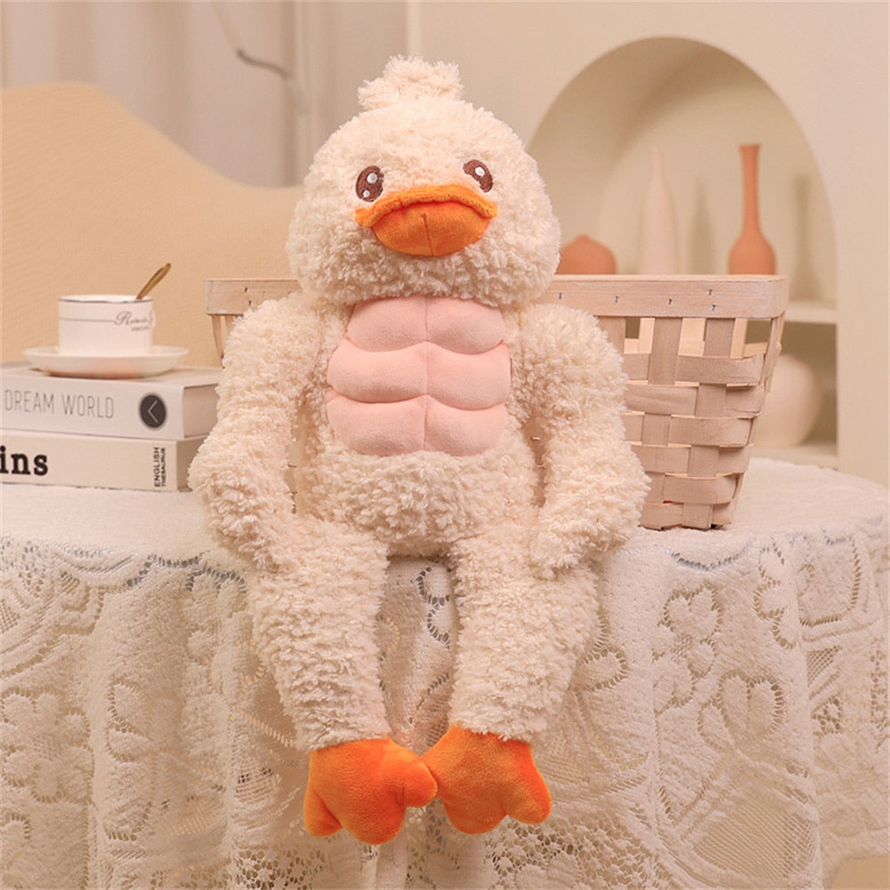 Peluche canard musclé