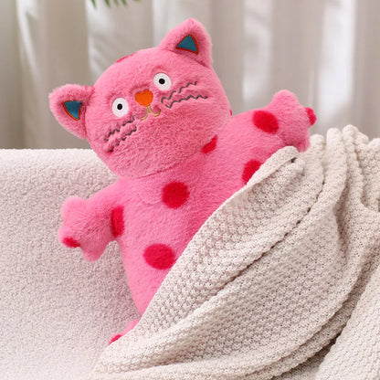 Peluche Polka Dot Kitty Cat