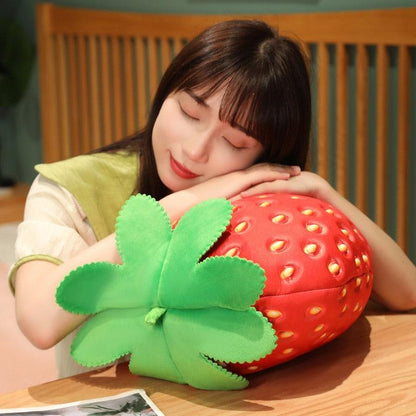 Realistic Giant Strawberry Plush