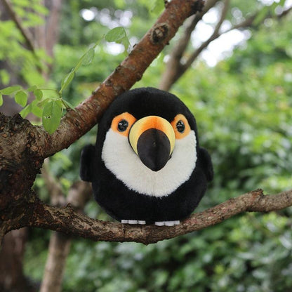 Toucan, Parakeet and Cockatiel soft toys