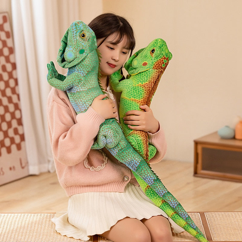 Realistic Iguana plush toy