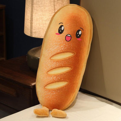 Kawaii Emotional Bread and Toast Plush Toys