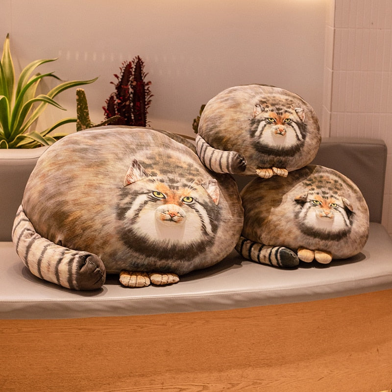 Fat Cat Printed Pillow