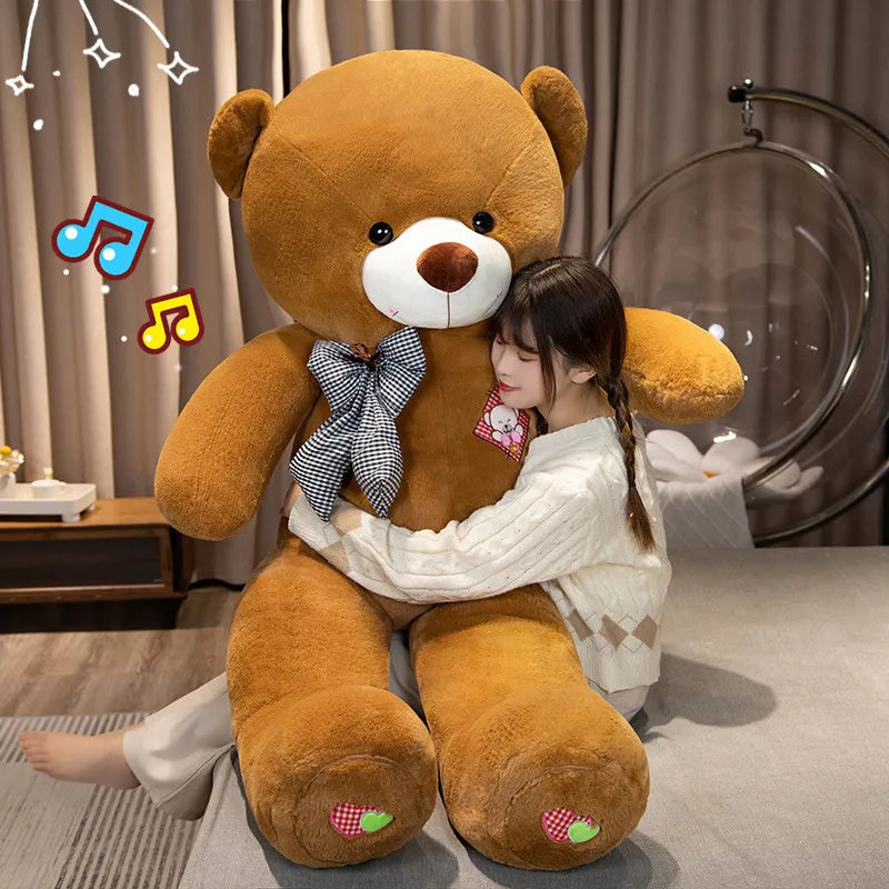 Big brown teddy bear toy