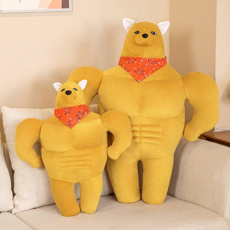 Peluche Kangourou Musclé Rigolo