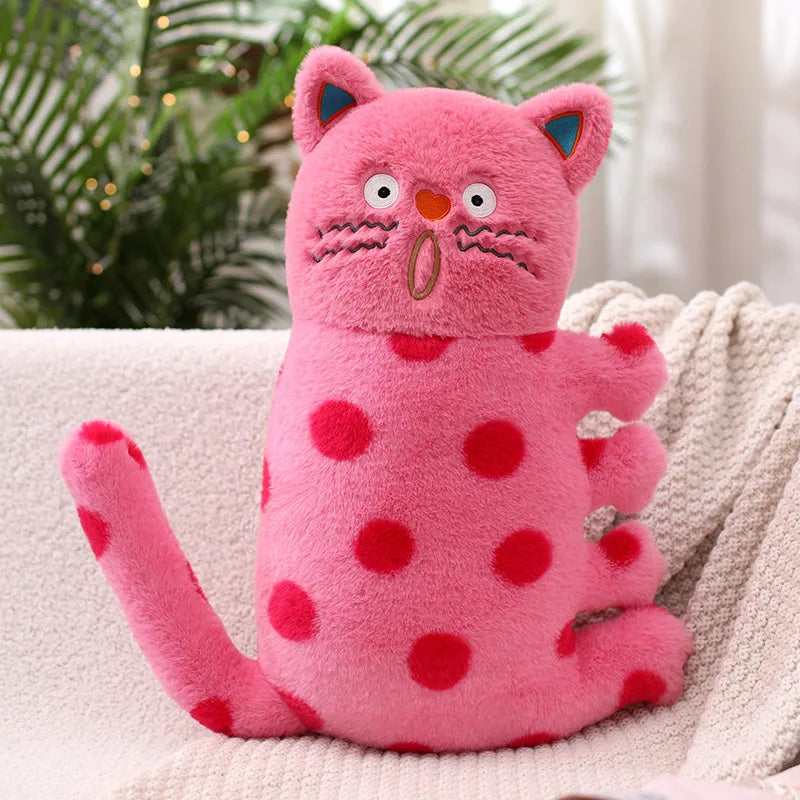 Peluche Polka Dot Kitty Cat