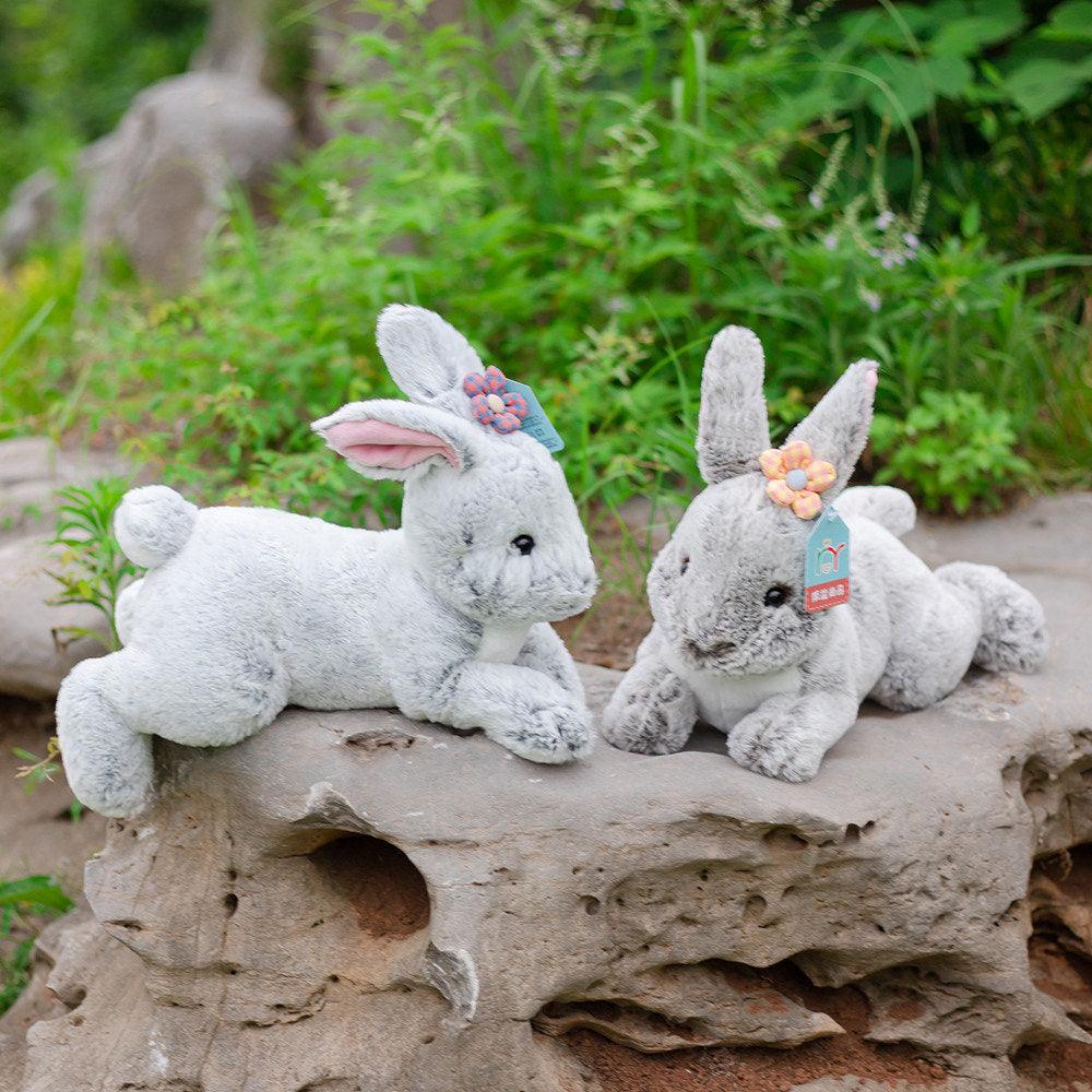 Realistic Fur Rabbit Plush