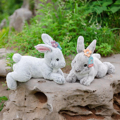 Realistic Fur Rabbit Plush