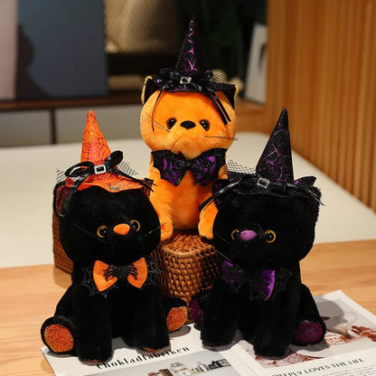 Halloween Witchy Kitty Cat Plush