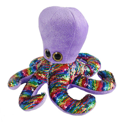 Peluche Cool Sparkle Sequin Octopus