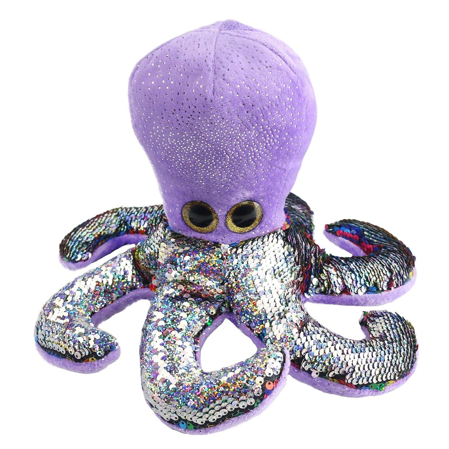 Peluche Cool Sparkle Sequin Octopus