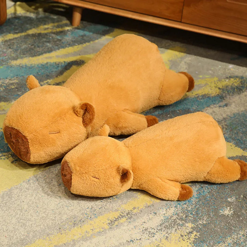 Peluche Capybara endormi