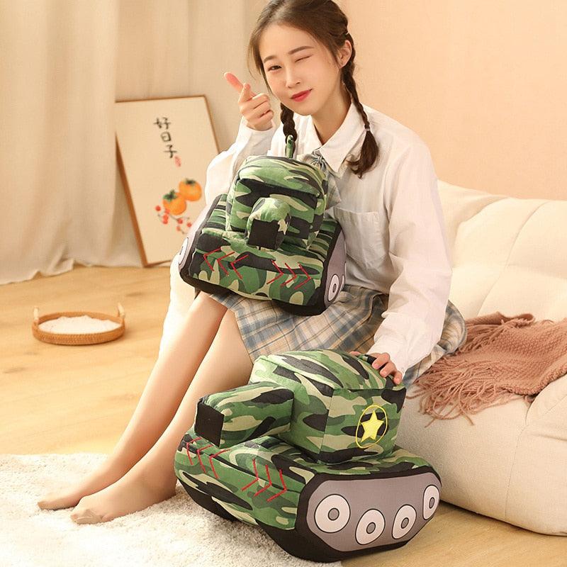 Funny Assault Tank Plush Toy