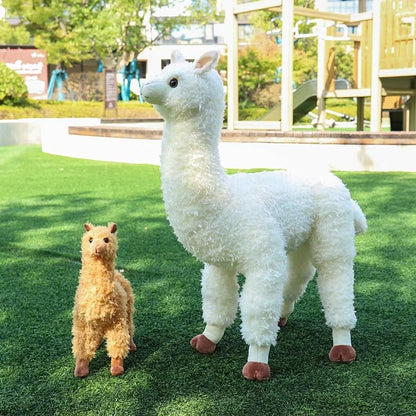 Giant realistic Alpaca stuffed animals