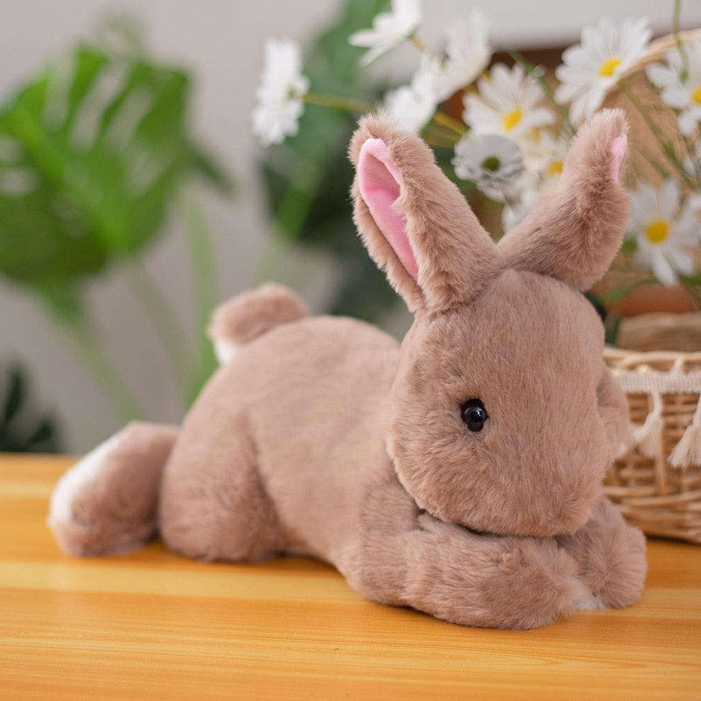 Peluche Lapin Fourrure Réaliste