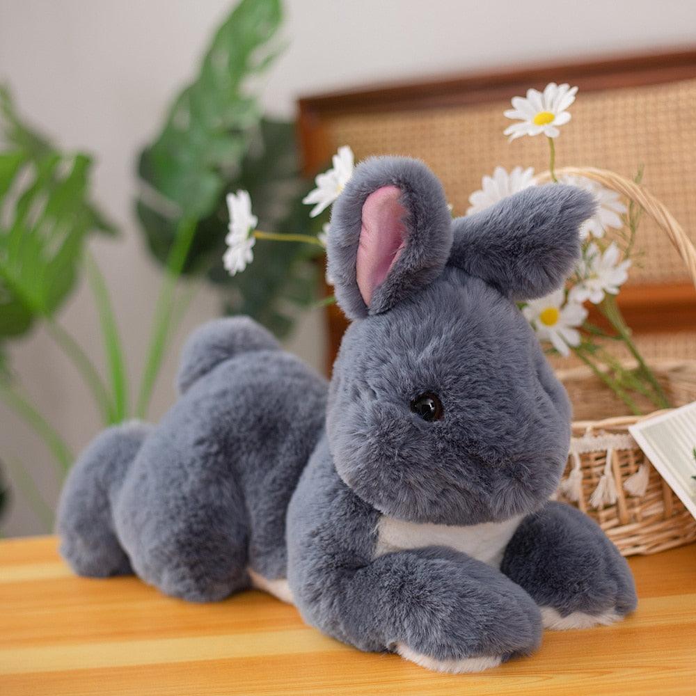 Peluche Lapin Fourrure Réaliste