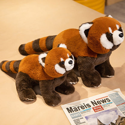 Realistic Red Panda Plush