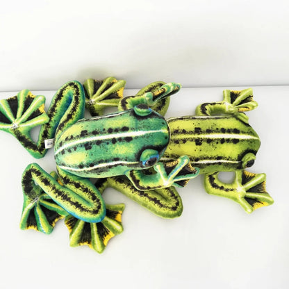 Realistic flying frog plush toy