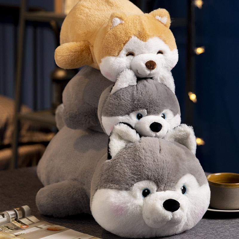 Kawaii Fluffy Husky Plush Toys