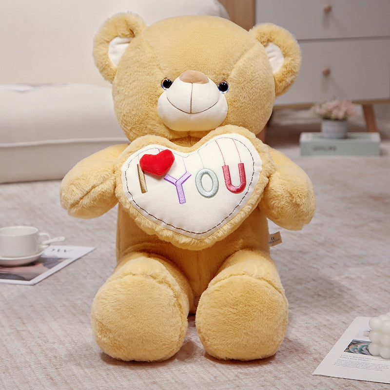 “I love you” teddy bear with a big heart