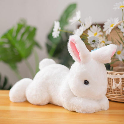 Peluche Lapin Fourrure Réaliste