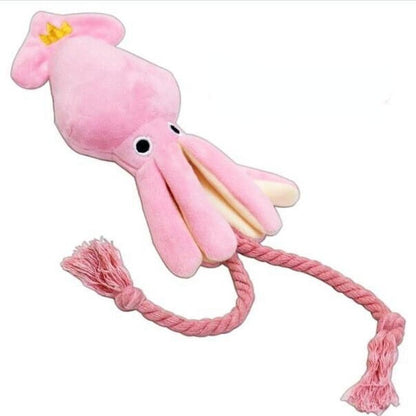 Squid dog toy