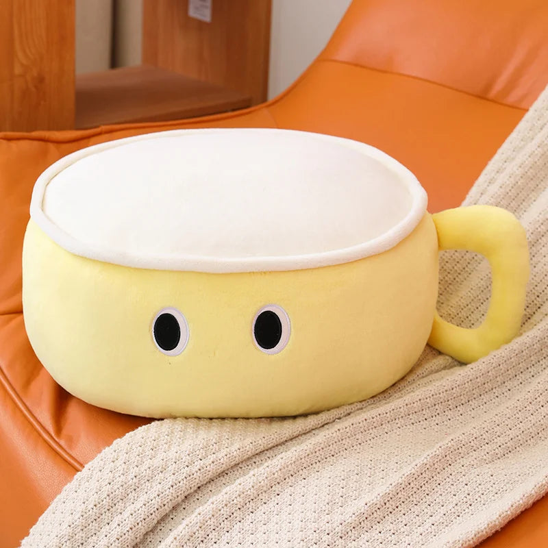 Plush large cup of coffee