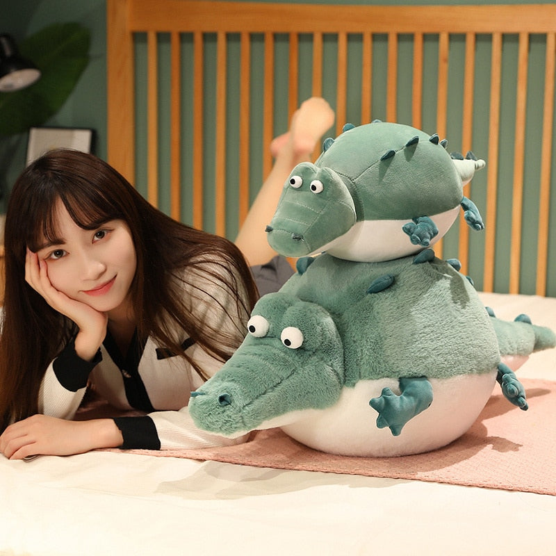 Peluche Crocodile Potelée